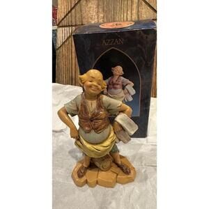 Fontanini 5" AZZAN THE BAKER Nativity Figurine 75554 Story Card & Box